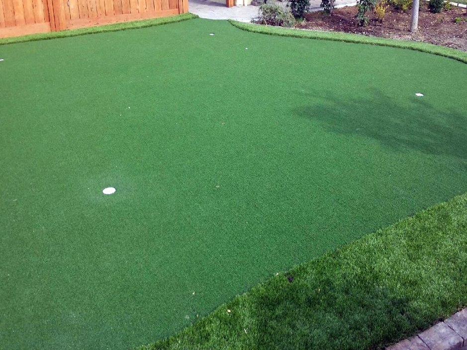 Fake Grass Citrus Heights, California Home Putting Green