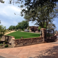 Fake Grass Burbank, California Landscape Ideas, Front Yard Design
