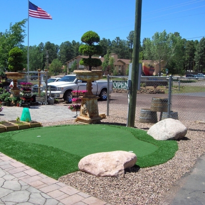 Fake Lawn Challenge-Brownsville, California How To Build A Putting Green, Commercial Landscape