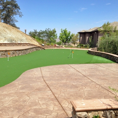 Faux Grass Los Altos Hills, California Putting Green Grass, Backyard Ideas