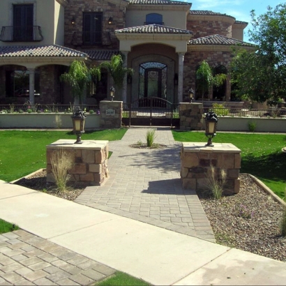 Green Lawn Shingle Springs, California Landscape Design, Front Yard Design