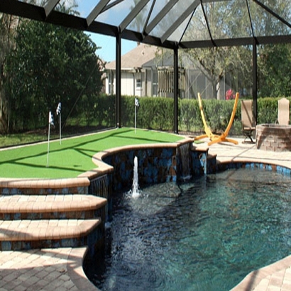 Synthetic Grass Crockett, California Best Indoor Putting Green, Small Backyard Ideas