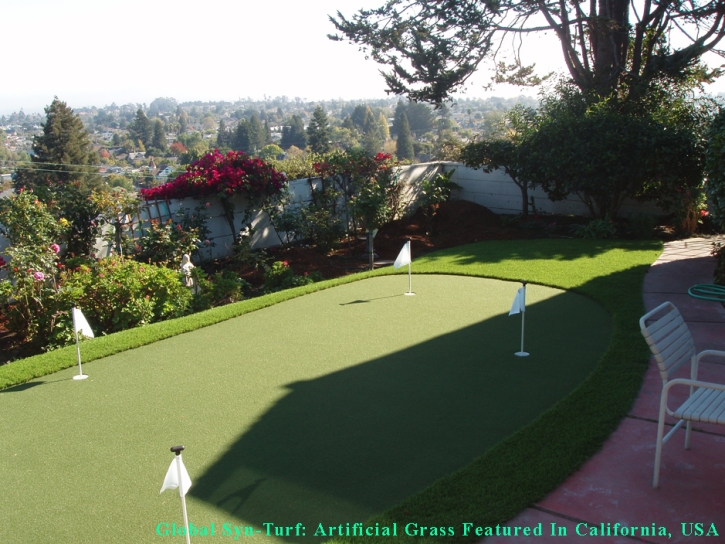 Artificial Turf Carmichael, California Putting Green Grass, Backyard Design