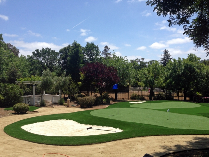 Fake Grass Carpet Brentwood, California Putting Green Grass, Small Front Yard Landscaping
