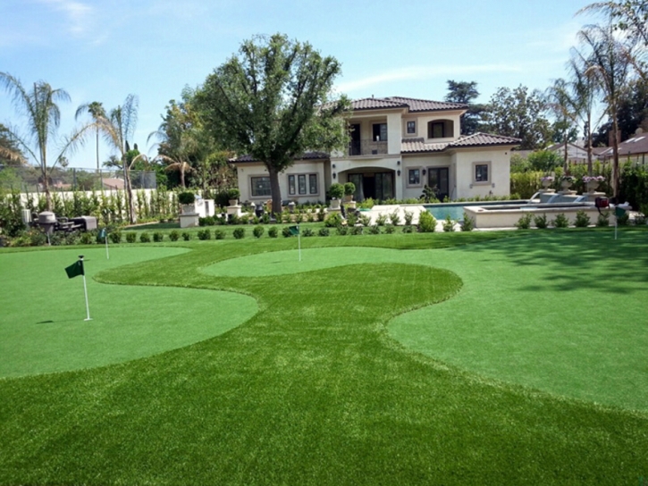 Grass Installation College City, California Backyard Putting Green, Front Yard Ideas