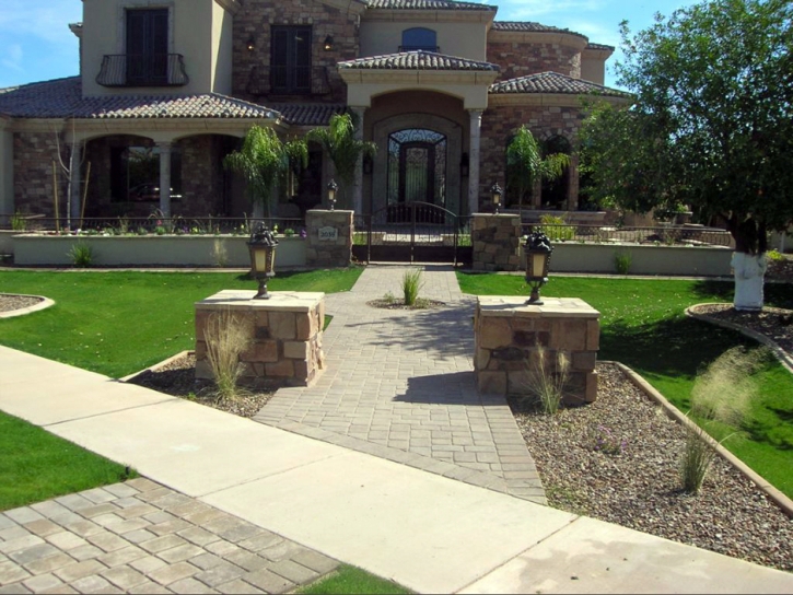 Green Lawn Shingle Springs, California Landscape Design, Front Yard Design