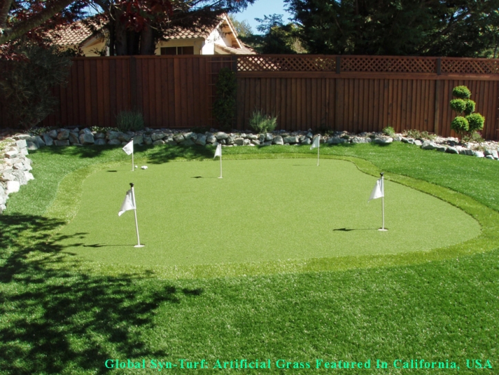 Turf Grass Elverta, California Backyard Putting Green, Beautiful Backyards